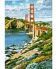 Golden gate by Unknown Artist